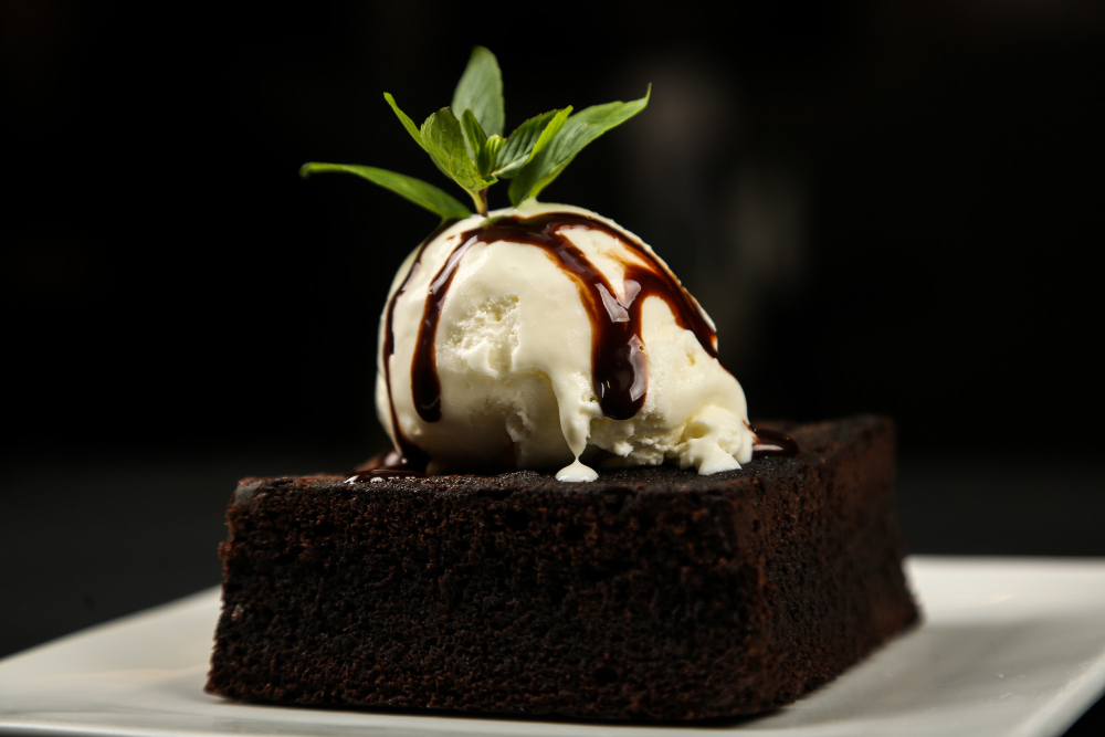 Brownie with Ice Cream