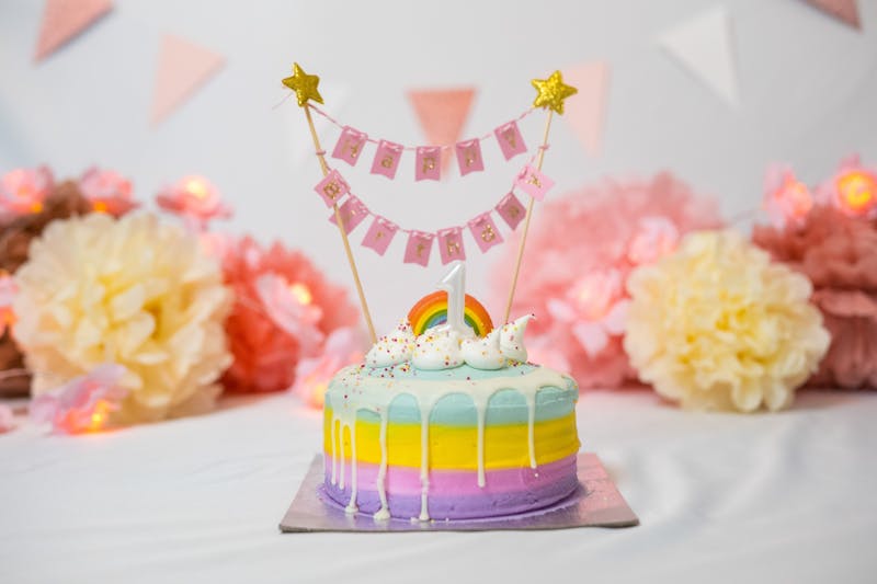 Rainbow Surprise Cake